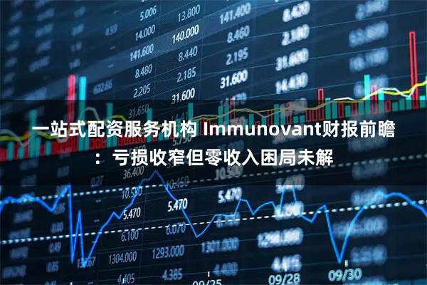 一站式配资服务机构 Immunovant财报前瞻：亏损收窄但零收入困局未解